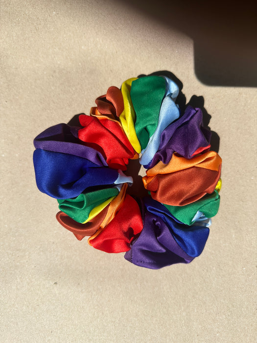 Rainbow Scrunchies
