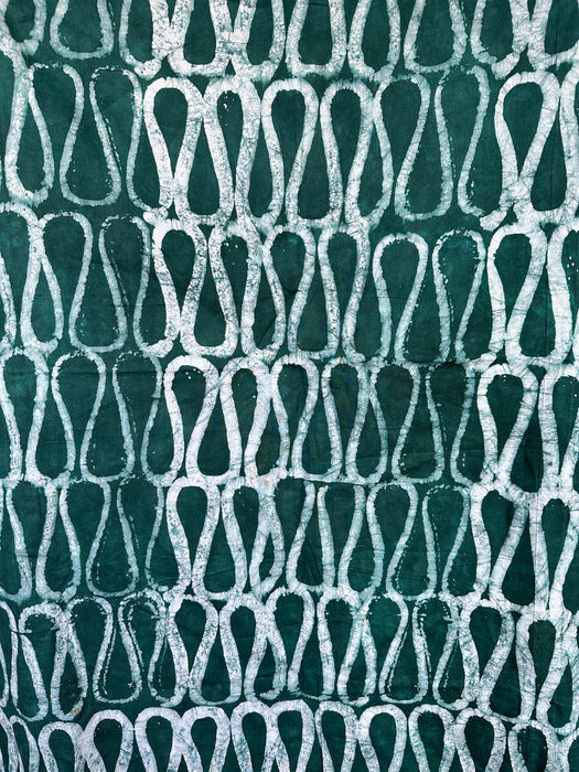 Green Noddles Adire Fabric