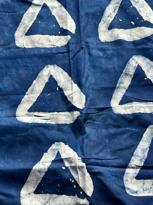 Blue Triangle Adire Fabric
