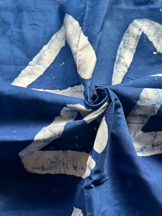 Blue Triangle Adire Fabric