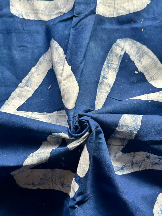 Blue Triangle Adire Fabric