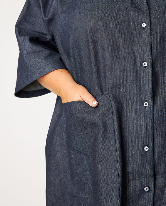 Dark Oversized Denim Dress (Pre Order)