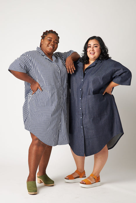 Dark Oversized Denim Dress (Pre Order)