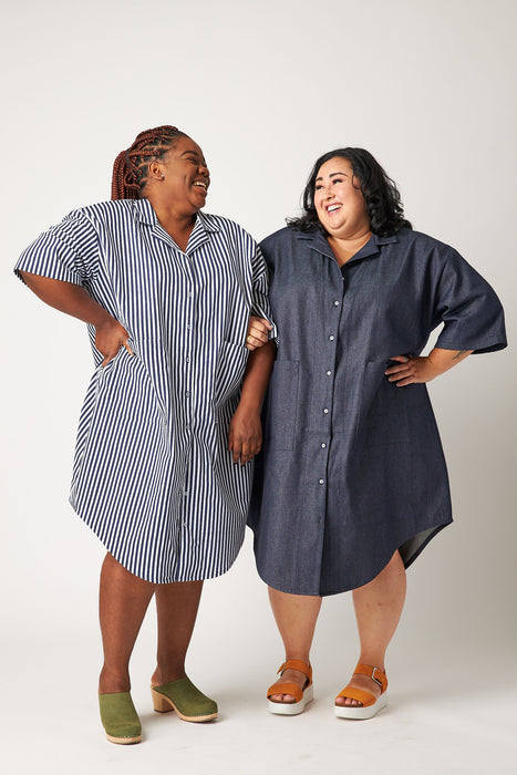 Dark Oversized Denim Dress (Pre Order)