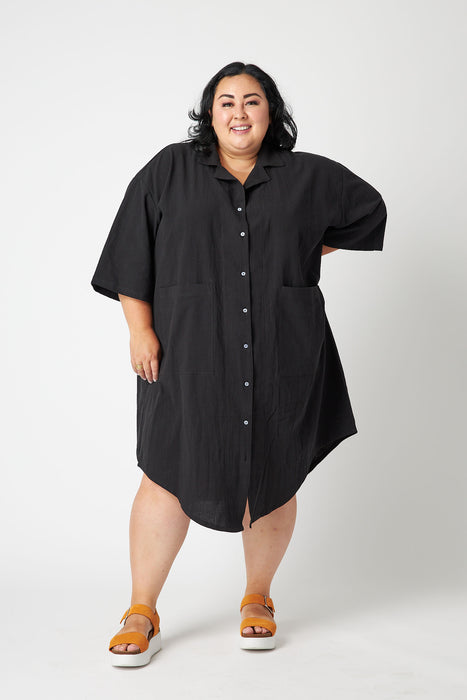 Black Liberty Oversized Dress (Per Order)
