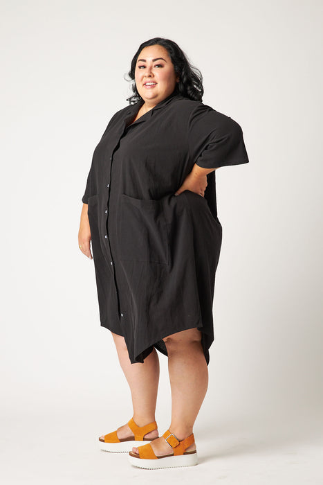 Black Liberty Oversized Dress (Per Order)