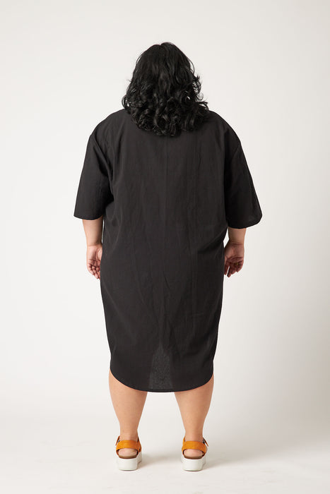 Black Liberty Oversized Dress (Per Order)