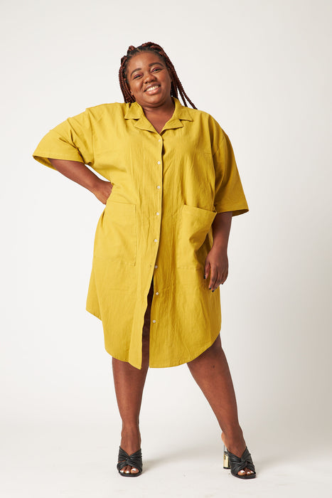 Yellow Liberty Oversized dress