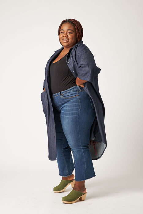 Dark Oversized Denim Dress (Pre Order)