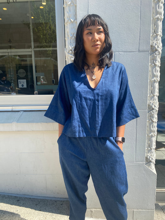 Blue Denim Care Top per order