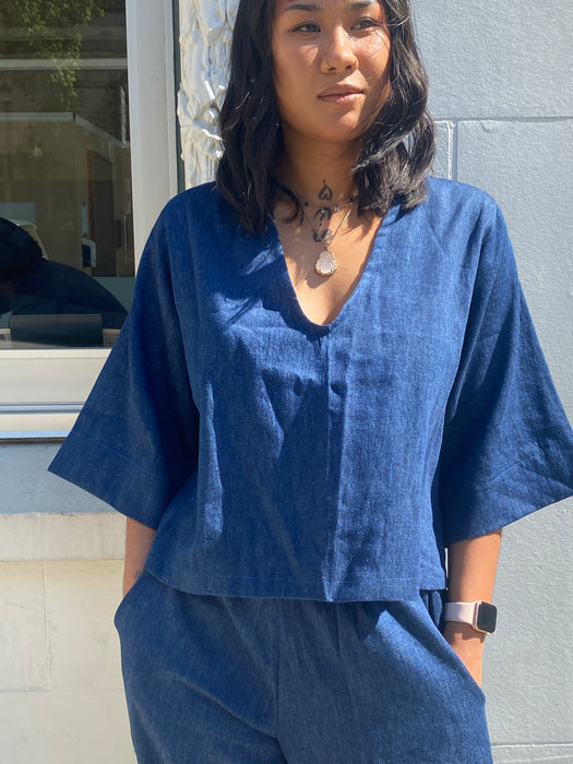 Blue Denim Care Top per order