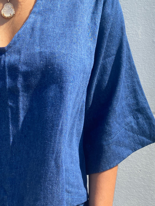Blue Denim Care Top per order