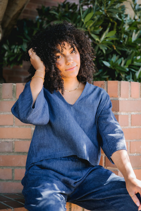 Blue Denim Care Top per order