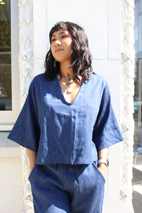 Blue Denim Care Top per order