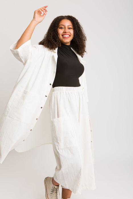 Snowy Liberty Oversized Dress