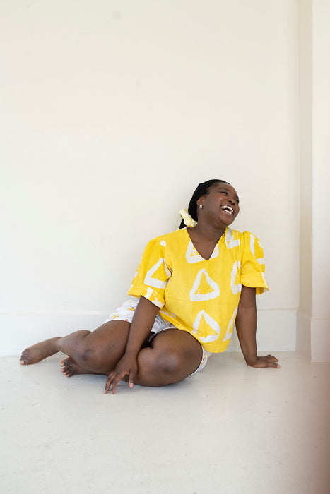 Yellow Triangle Care Top