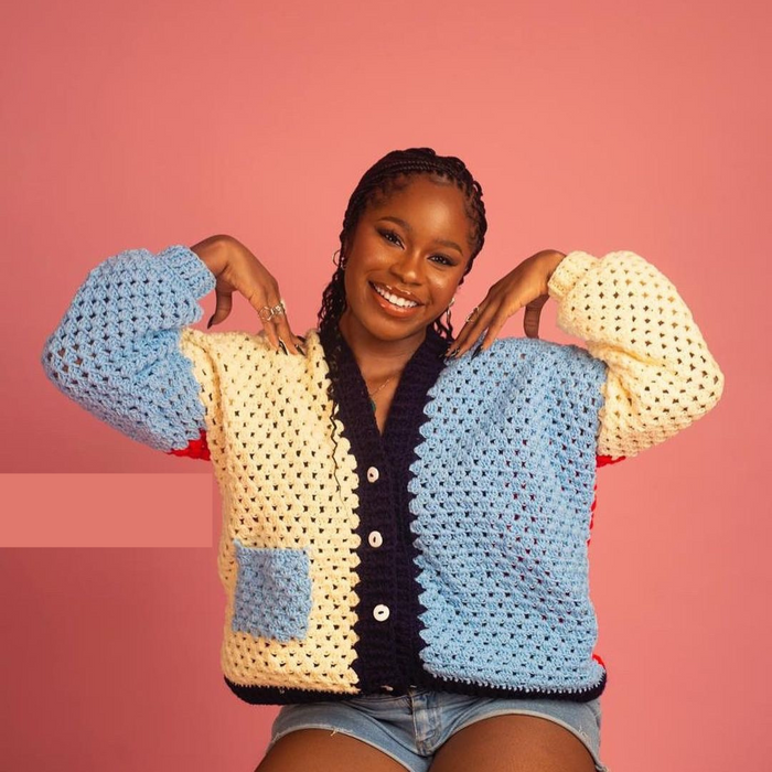 Colour Wave Crochet Cardigan (Pre-order)