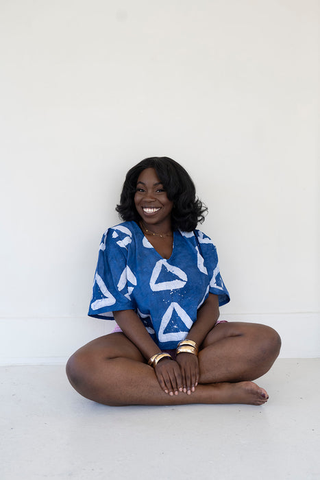 Blue Triangle Care Top