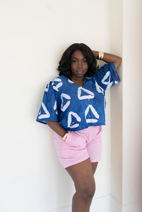Blue Triangle Care Top