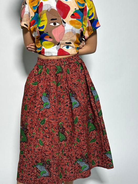 Egg Garden Gathered Skirt