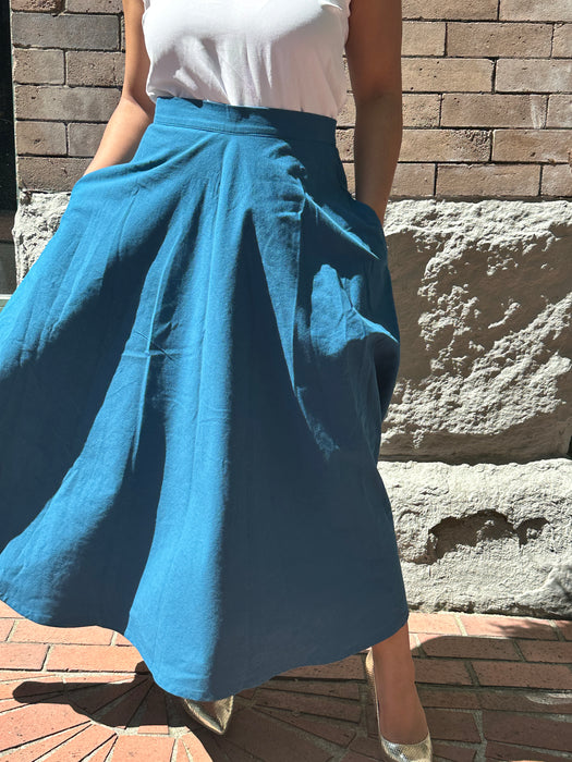 Blue Stone Skirt