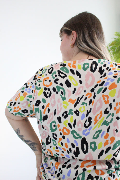 Rainbow Spot Print Day Top