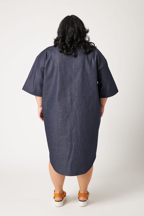 Dark Oversized Denim Dress (Pre Order)