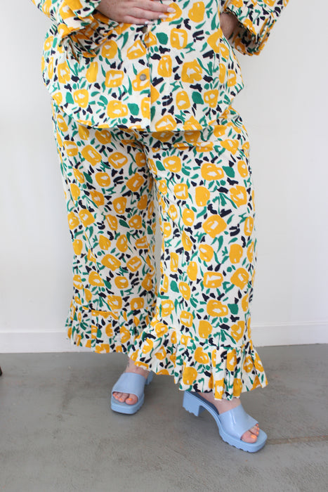 Leafy Delightful Pant (S & 3XL)