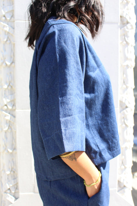 Blue Denim Care Top