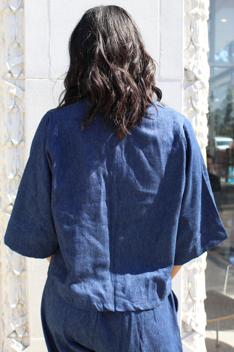 Blue Denim Care Top