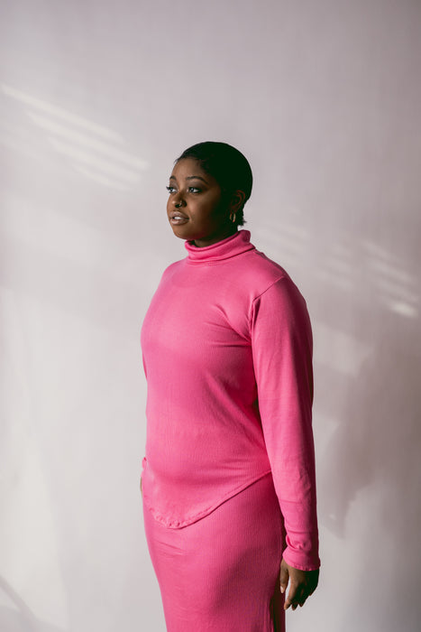 Pink Desire Turtleneck