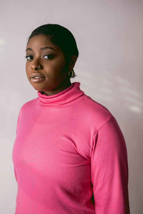 Pink Desire Turtleneck